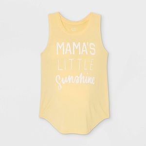 Isabel Maternity Mama's Little Sunshine Graphic Tank Top